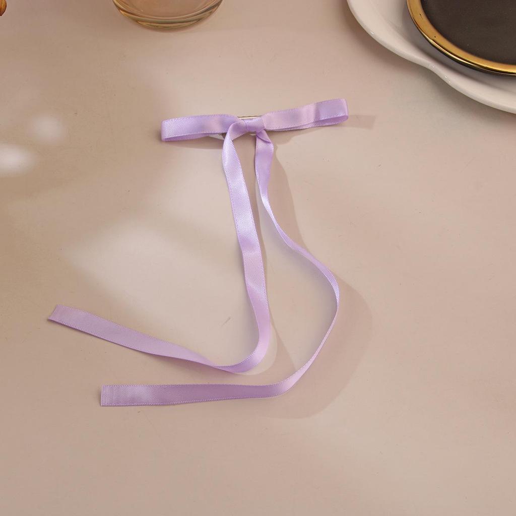 Заколка-уточка с бантом в балетном стиле 4 см: Дофаминовый Сладкий Плетеный Аксессуар для Волос