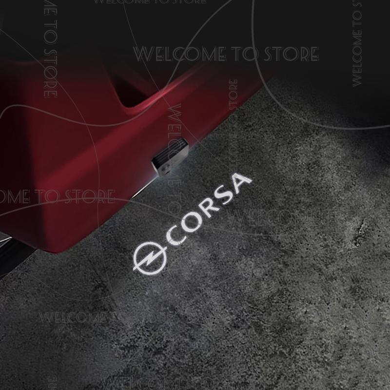 1/2 шт. Для Opel Mokka Corsa Astra Adam Meriva Insignia GTC ЛОГОТИП Светодиодные Проекционные Фонари Приветствия на Дверь Автомобиля Освещение Аксессуары