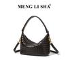 New Hand Woven Portable Lunch Box Bag for Women's Commuting and Leisure, Versatile Single Shoulder Crossbody Lunch Box Bag