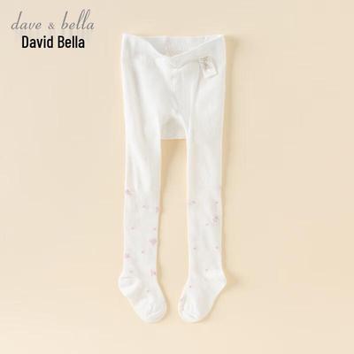David Bella Детские летние тонкие эластичные колготки для девочек цвет вне белого