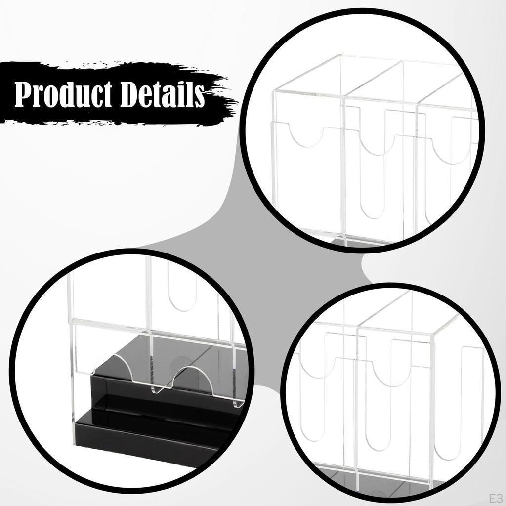 Прозрачный премиальный органайзер-диспенсер для бустерных пакетов с базовой картой
