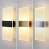 Acrylic Material LED Wall Lamp AC 220V Indoor Wall Light Wall Sconce Lamp  Bedside Lighting