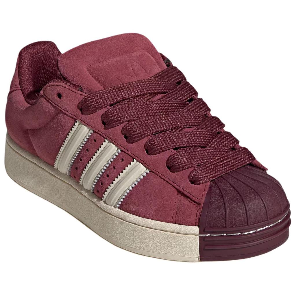 adidas Originals Superstar 2 Удобные Классические Кроссовки Женские Кроссовки Темно-Красный Кремовый KI3563