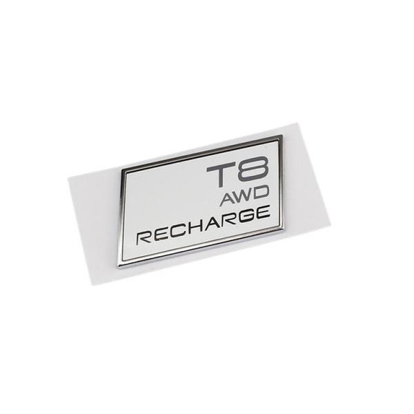 Car 3D ABS Trunk Badge Emblem Decals Sticker For Volvo T3 T4 T5 T6 T8 B5 B6 AWD Recharge XC40 XC60 XC90 V60 S60 S80 S90 V40 C30