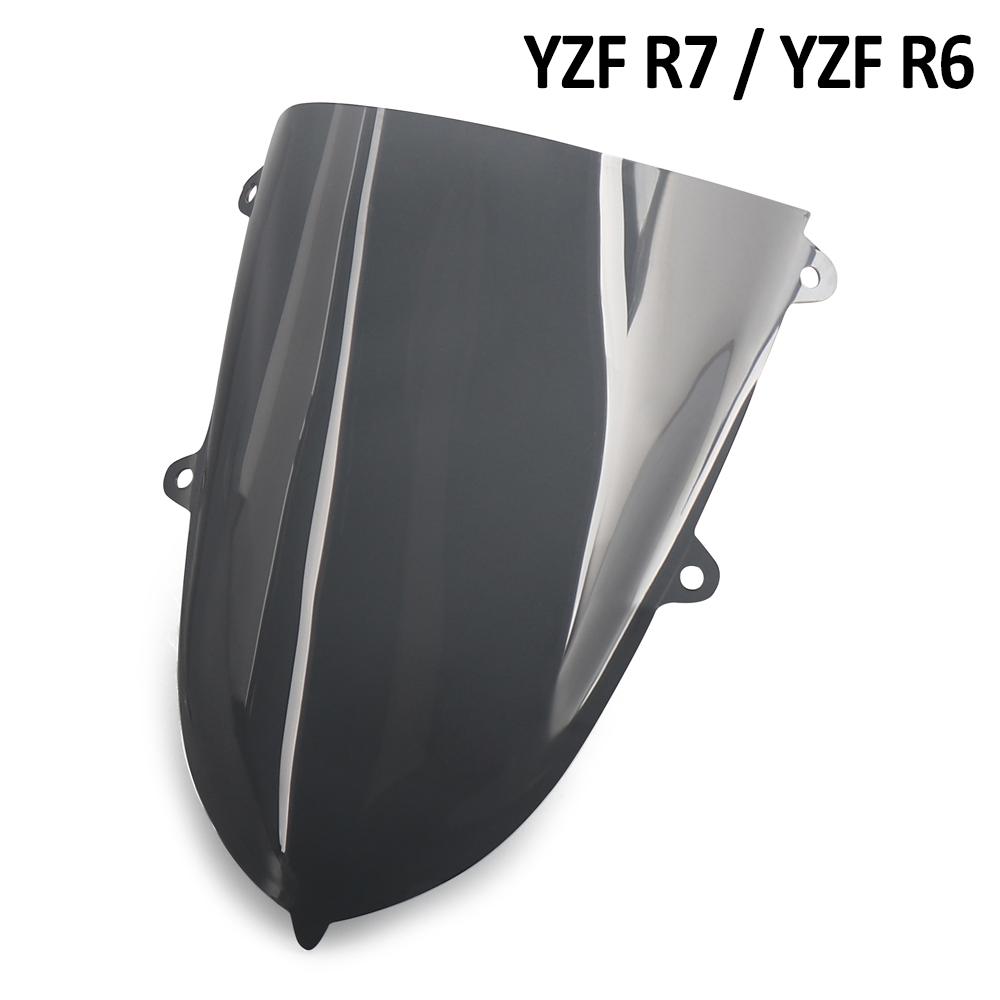 For Yamaha YZF-R7 2021-2025 YZFR7 YZF R7 R6 YZF-R6 New Motorcycle Screen Double Bubble Windshield Deflector Protector WindScreen