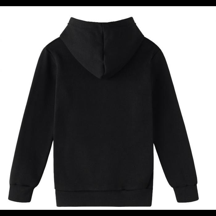 Sweat à capuche Rugby France enfant noir - - Noir