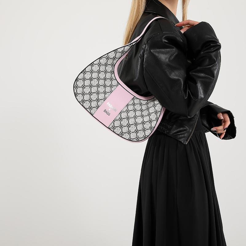 Vintage Letters Shoulder Crossbody Bags for Women Handbag Purses New Underarm Messenger Bags Female High Quality Hobo Bag CLE