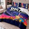 Dog Man 3Pcs Bedding Set Duvet Cover With Two Pillowcases For Bedroom Home Decoration
