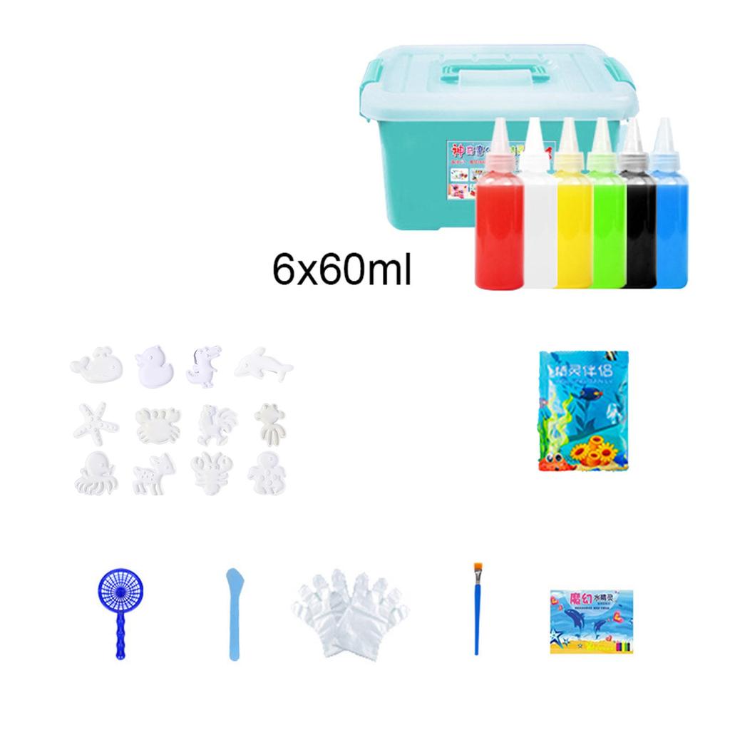Детские игрушки Ocean DIY Colloid Toys Набор для самостоятельного изготовления детских игрушек с раствором Детские игрушки Ocean Enlightenment Toys Детские развивающие игрушки 60 мл