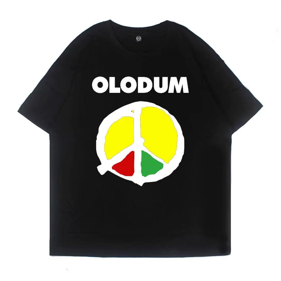 Майкл Джексон Футболка с коротким рукавом Мир и Любовь Антивоенная OLODUM Музыка Рок Мужская Детская Взрослая Y2k Короткие рукава Классическая
