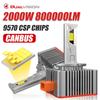 2X D1S D3S Светодиодные фары 1:1 Автомобильная лампа Ксенон HID D2S D4S D5S D8S D1R D2R D3R Turbo 800000Лм Автолампочки Двусторонний CSP Чип 6000K