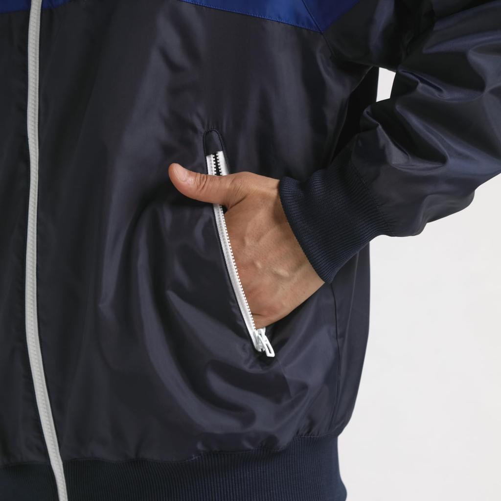 Descente Back Mesh Windbreaker Bicolor Windproof Water Repellent Training BLNV O [Move Sports]