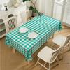 Водонепроницаемая скатерть Nordic Checkered из ПЭВА - Маслостойкая, Не требует стирки, Современный коврик для пикника и вечеринки