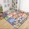 Custom Name Magical Unicorn Fantasy Carpet Rug Customizable Soft Washable Anti-Slip Home Living Room Sofa Mats Personalized Rug. 0909132