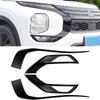 Front Grille Garnish Cover for Mitsubishi Outlander PHEV GN0W Front Bumper Exterior Decorative Scratch Glossy Black [HIGH FLYING] (2022-Present