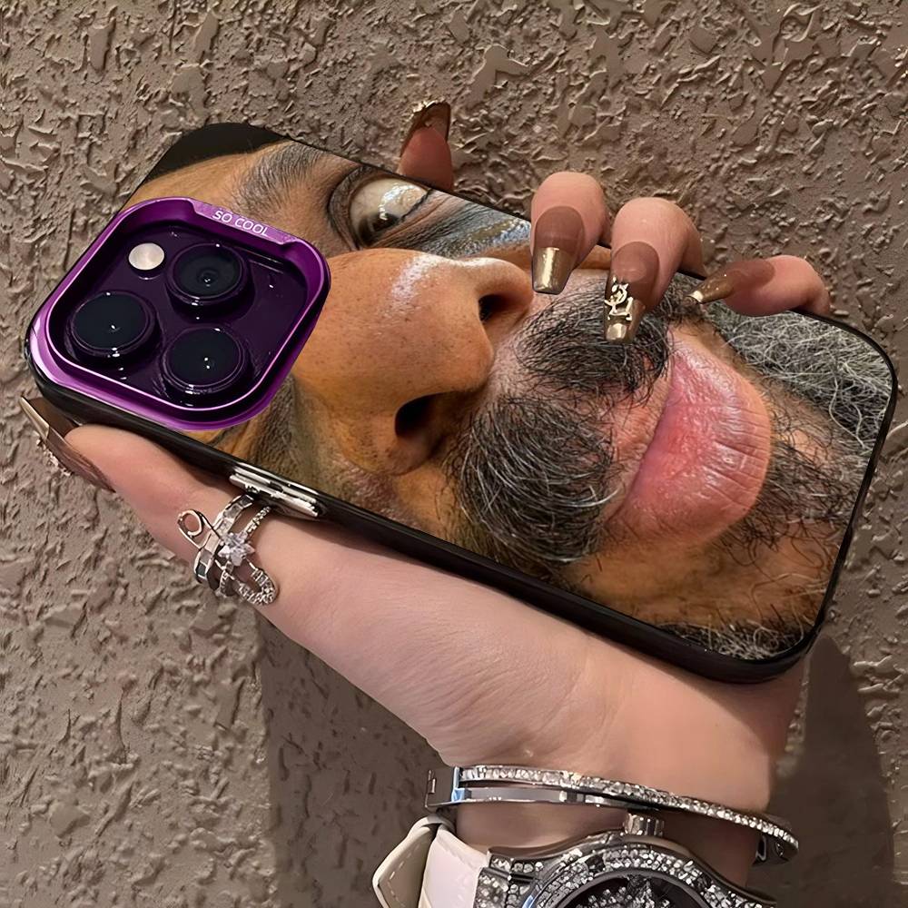 Смешной чехол для телефона с изображением уродливого мужчины для IPhone 16 15 14 13 12 11 Pro Max 17 Plus Яркая накладка