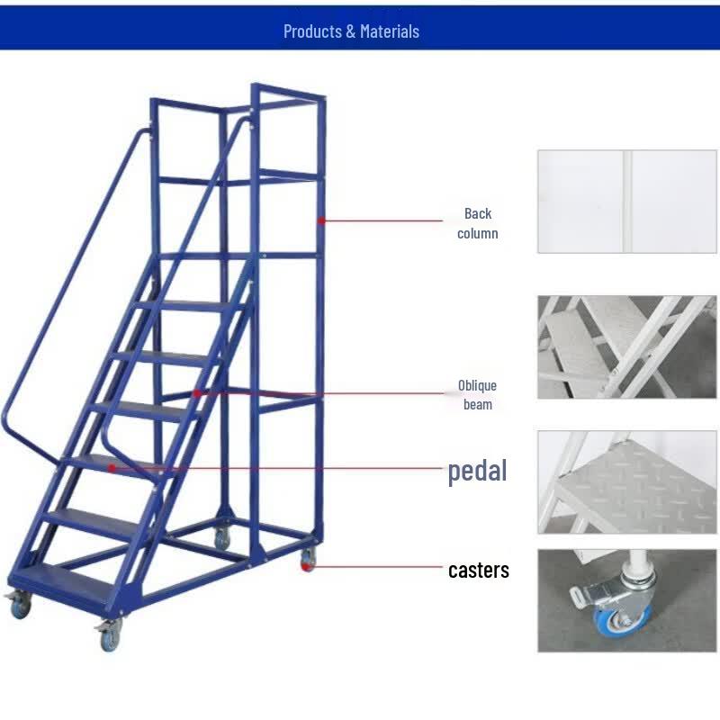 Mobile Warehouse Platform Ladder