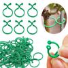 50PCS Garden Vine Strapping Clips Plant Bundled Buckle Ring Holder Tomato Garden Plant Stand Tool Garden Decor Accessories