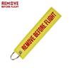 Remove Before Flight Key Chains Yellow Key Chains Aviation Gifts
