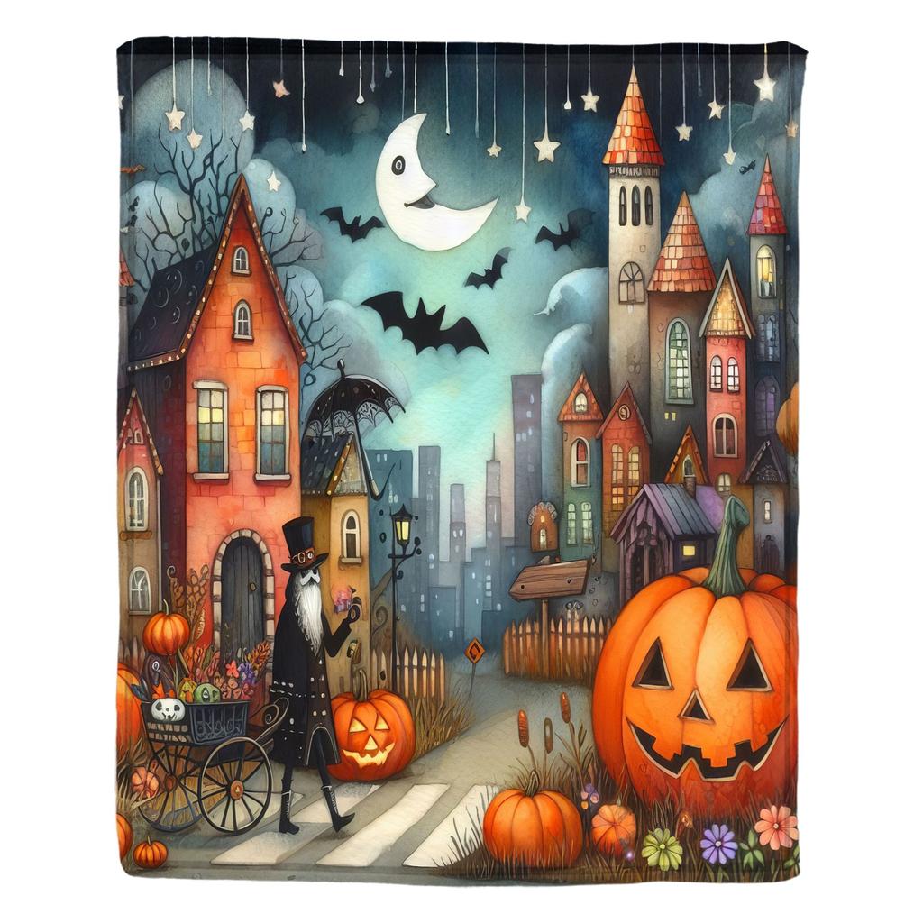 Одеяло с принтом на Хэллоуин