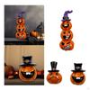 Halloween Pumpkin Decoration Decorative Statue Resin Table Centerpiece Ornament Tabletop for Home