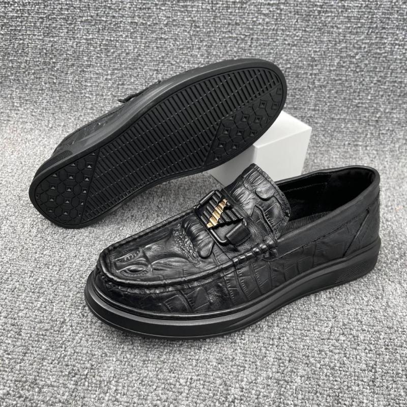 Мужские кожаные туфли из коровьей кожи первого слоя, туфли Doudou, мужские повседневные кожаные туфли из натуральной кожи, мужские туфли средней высоты