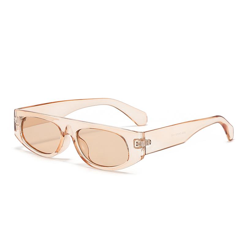 Exquisite Oval Sunglasses Women Men High Quality Luxury Shades Leisure Commute Sun Glasses Lady Man UV400 Protective Glasses
