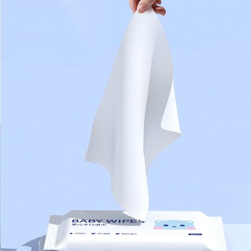 10 упаковок, маленькая сумка, легкие влажные салфетки, портативные, для путешествий на открытом воздухе, 100 шт., без химикатов, без спирта, для детей
