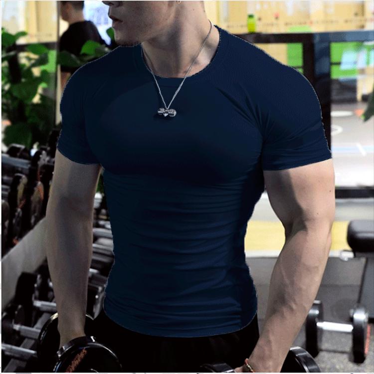 Youth 2024 Summer New Sports Casual Short-sleeved Trendy Fashion Men's T-shirt Tops