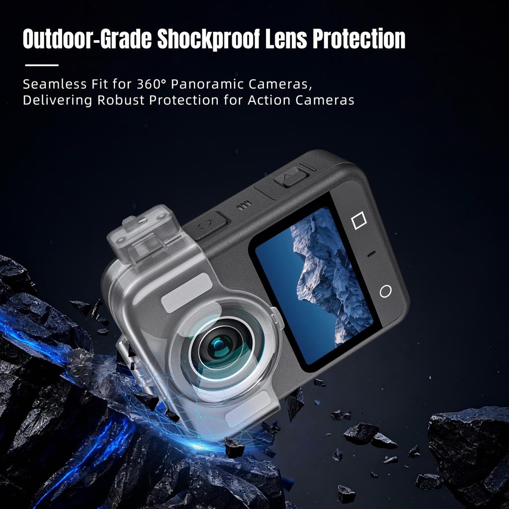 STARTRC Защитная крышка для объектива панорамной камеры DJI Osmo 360 Высокопрозрачная поликарбонатная защита