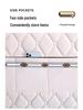 Off-white Thickened Upholstered Headboard Cover - Full Size, Simple and Soft
