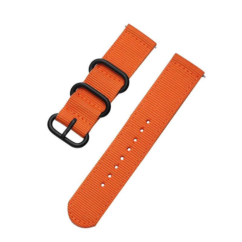 Тканый нейлоновый универсальный браслет для часов Srtap Writst ремешок для часов водонепроницаемый прочный спортивный 18/20/22/24 мм