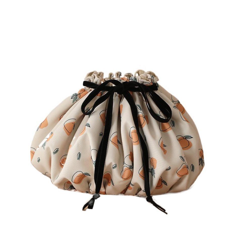 Drawstring Drawstring Makeup Bag Large Capacity Women's Wash Bag Convenient Cosmetic Bag  Daily Use