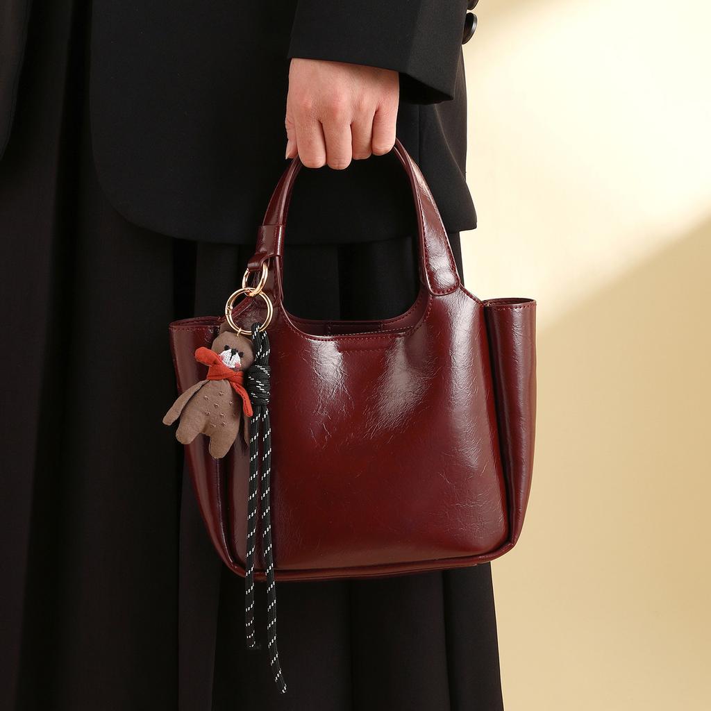 Премиальная свадебная сумка, ежедневно доступная свадебная сумка, новая ретро-сумка-ведро 2025, красная сумка, свадебная сумочка