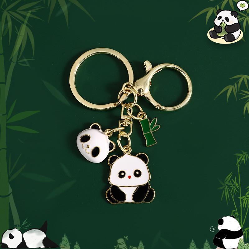 Очаровательный милый металлический брелок с пандой, идеальный подарок для пар и друзей