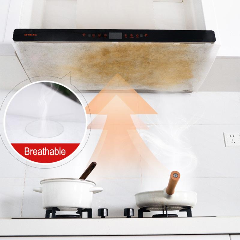 5/10M одноразовый фильтр для вытяжки масла бумажный нетканый фильтр для кухонной вытяжки вытяжной вентилятор фильтр для кухонной вытяжки жир анти масляный хлопок