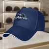 UnisexS Baseball Cap with Metallic Eagle Print Pattern Unisex Essential for Dating Outfits EyeCatching Duckbill Cap Fashion