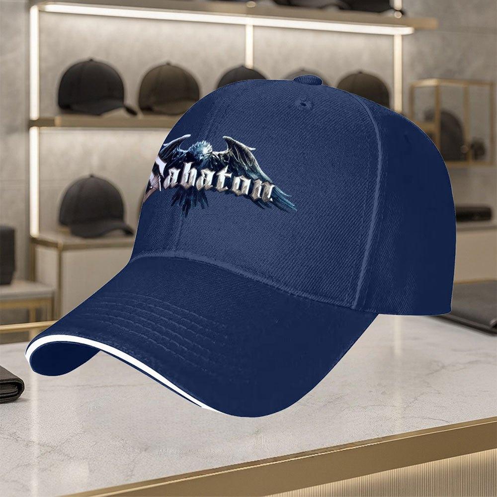 UnisexS Baseball Cap with Metallic Eagle Print Pattern Unisex Essential for Dating Outfits EyeCatching Duckbill Cap Fashion