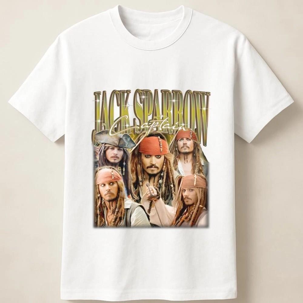 Pirate Era Inspired Graphic Tee – Movie Collage Tribute Shirt TRENDING