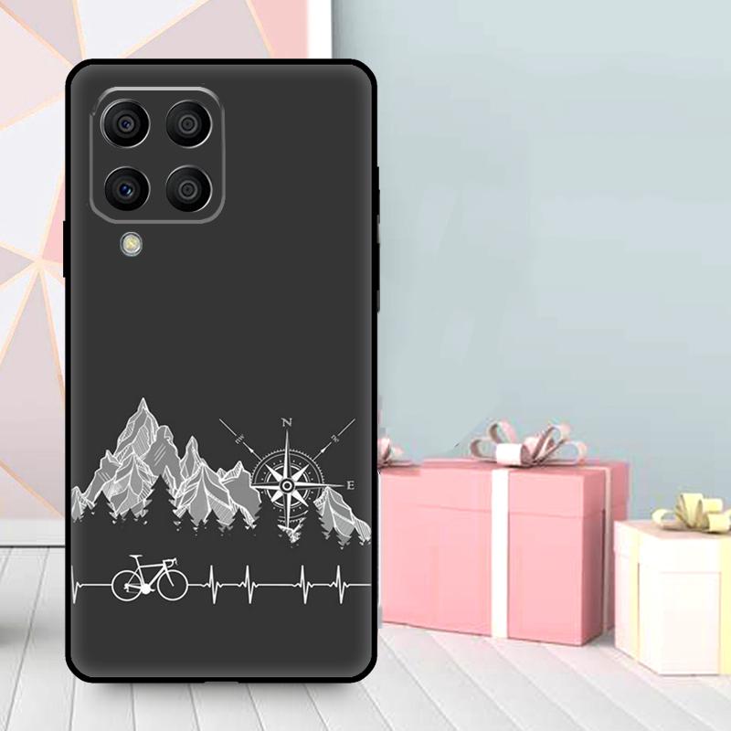 Cycling Bicycle Cycle Funny Case For Samsung Galaxy M06 M11 M31 M14 M34 M54 M12 M32 M52 M15 M13 M16 M36 M56 M53 M35 M55