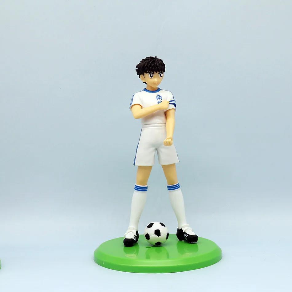 18cm Captain Tsubasa Animation Figure Ozora Tsubasa Action Figures Hyuuga Kojirou/Wakabayashi Genzou Figurine Collector Miniature Playthings