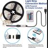 Светодиодная лента, гибкая лампа, 1 м-8 м, лента, диод, SMD 5050, 5 В постоянного тока, 24 клавиши, настольный экран, ТВ, фоновое освещение, USB-кабель Contron