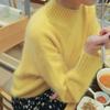 Basic Knitted Cashmere Sweater Women Pullover Soft Sweater Mujer Ladies Clothes Loose Casual Female Jumper Korean Fashion