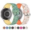 Ремешок для Samsung Galaxy Watch 7/5 Pro/4 6 Classic 40 44 мм Гравировка цветка Силиконовый Спортивный Браслет ремешок Galaxy Watch 7 Ремешки
