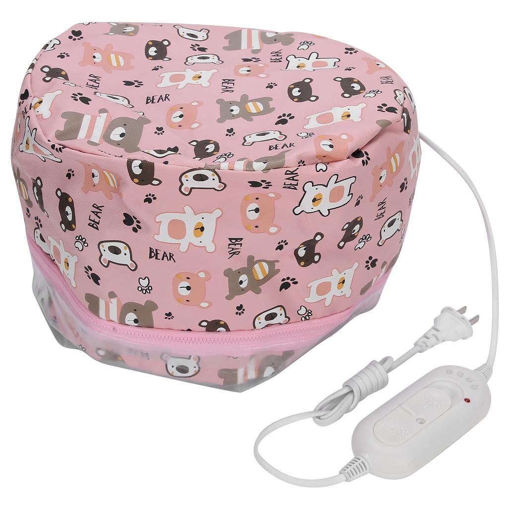 Паровая шапочка для волос с электроподогревом, термообработка, 3-ступенчатый контроль температуры