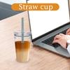 Соломенная чашка – Портативная чашка для питья макаронного оттенка для ежедневного использования