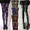 Женские колготки нижнее белье тонкие чулки колготки в клетку ретро чулки до бедра колготки колготки бодистокинг женский трикотаж