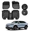 Коврики для автомобиля GIMUYA Honda New Vezel RV Series 3D Водонепроницаемые 3D-структуры Апрель 2021 Текущие специально разработанные автомобильные коврики Материал TPE Устойчивый