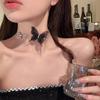 10pcs New Fashion Trend Unique Design Sexy Romantic Delicate Mesh Butterfly Clavicle Access Women's Jewelry Party Gift DIY Acces