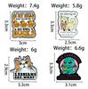 Cute Cartoon Cat Brooch with Bow Badge for Backpack & Clothing Decoration